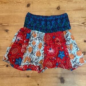 EARTHBOUND Multicolor Floral High Waist Shorts Size Small